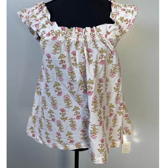 Floral Ruffle Trim Pajama Set - Picture 2 of 8